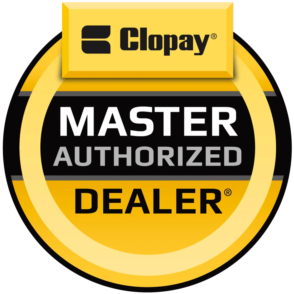 Clopay Master Authorized Dealer badge