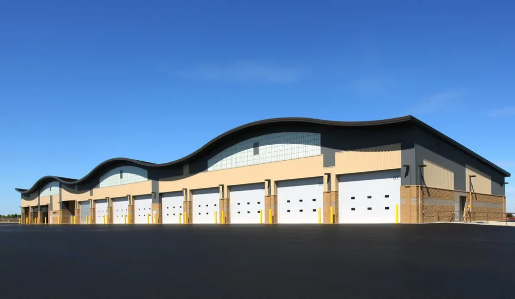 Clopay Energy Series with Intellicore insulated commercial overhead door